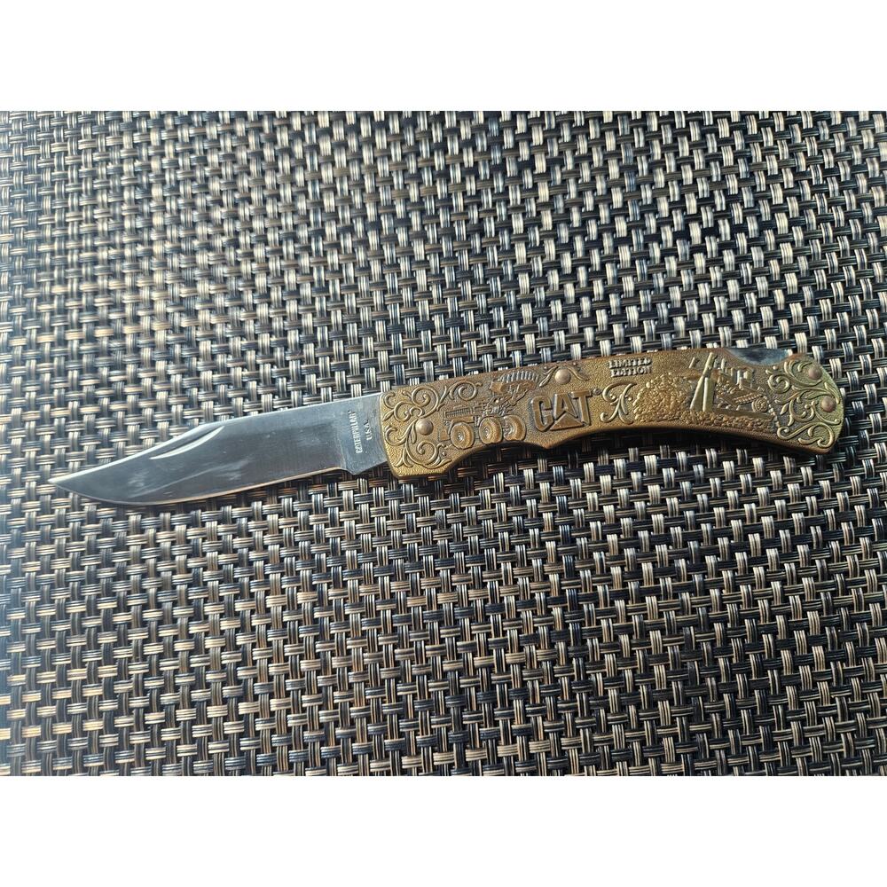 Commemorative Collectible Caterpillar Folding Knife. Limited Edition